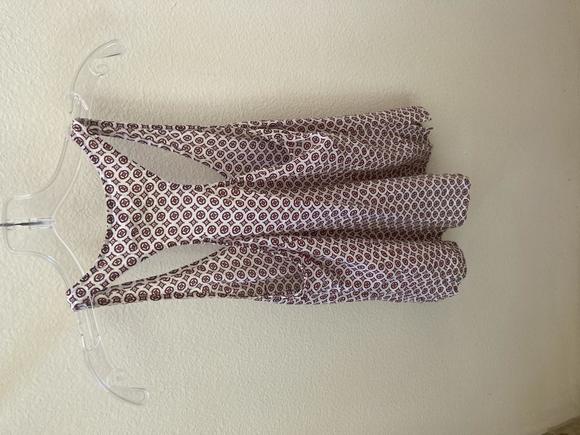 Joie Silk Razerback Circle Pattern Tank XS - Picture 2 of 4